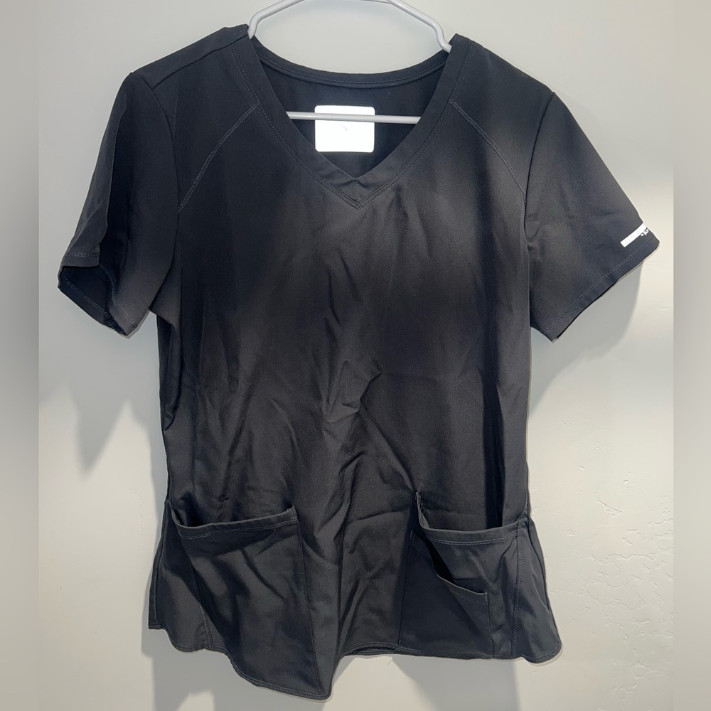Skechers Dark Gray Scrub Top